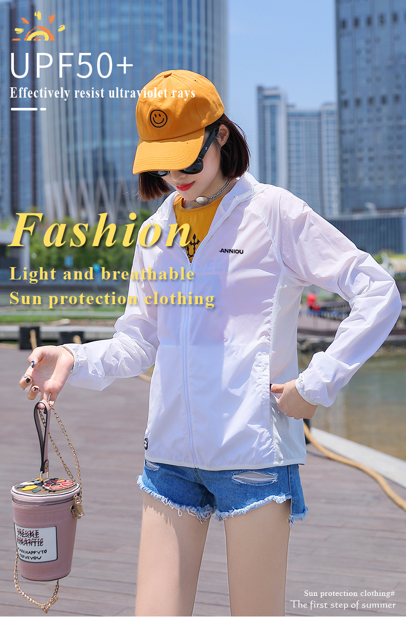 Outdoor Sunscreen Shirt Hooded Slim Skin Clothing Quick-Drying Sunscreen Clothing