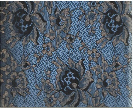 Two Tones Lace Fabric (with oeko-tex certification YF6188)