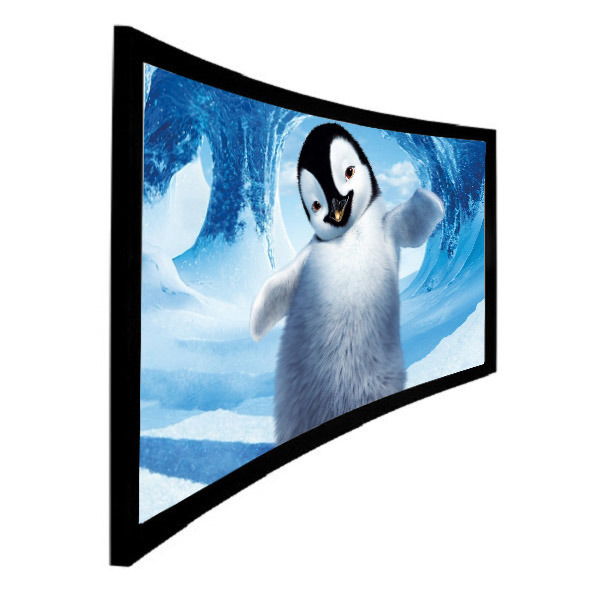 Cinema Curved Frame Screen-Projection Screens for Home Cinema
