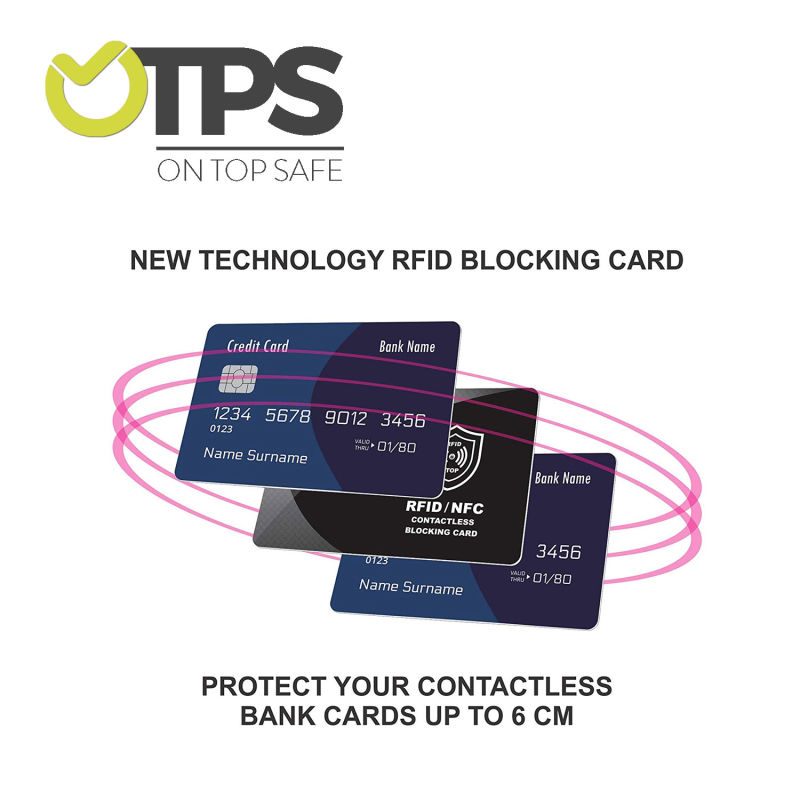 Factory Price Hf RFID Blocking Smart Card Cr80 RFID Wallet Blocking Cards Credit