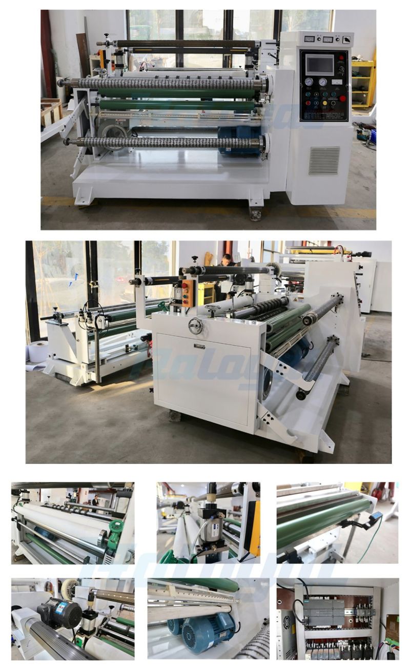 China Manufacturer Non-Woven Fabrics Roll Perforating Slitting Rewinding Machine