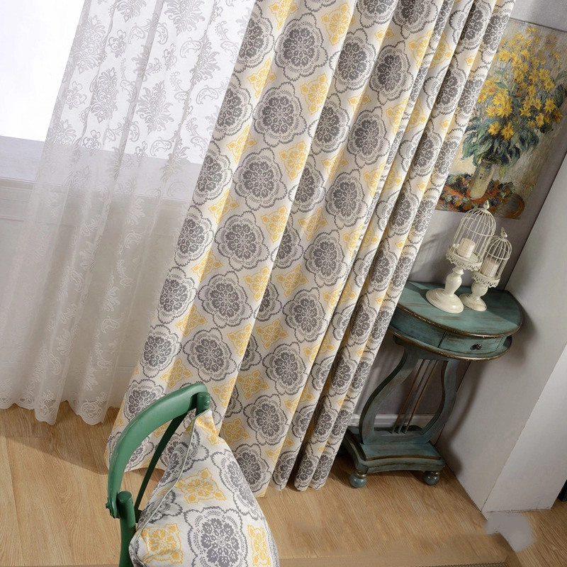 Polyester Fabric Printing New Curtain Designs, Ready Goods, Ready Curtain Stock
