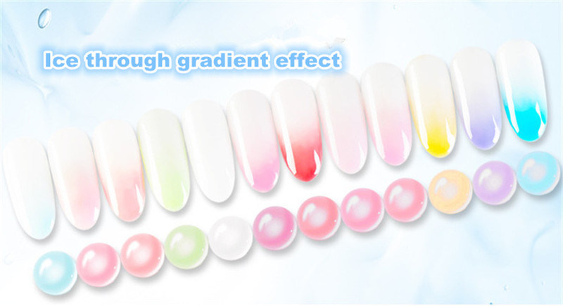 Ice Translucent Nail Polish Summer Translucent Jelly Latex White Nail Polish Dandan