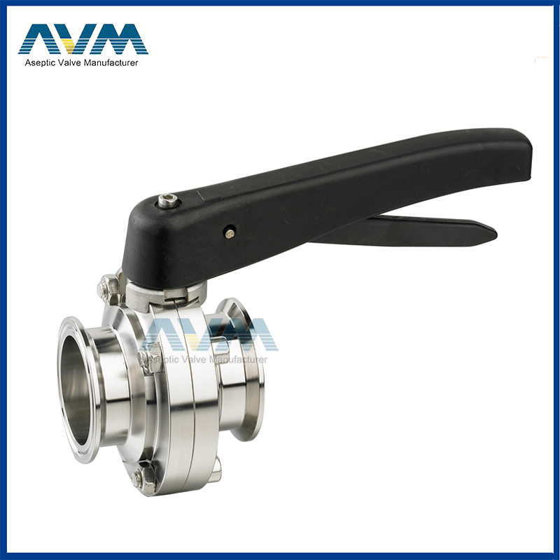 AISI304 AISI316L Hygienic Stainless Steel Electirc Butterfly Valve for Dry Material