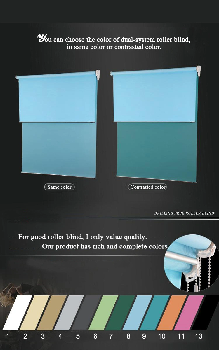 China Mainland Zebra Dual Day and Night Roller Blinds Fabric