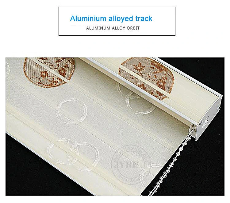 Sunlight Protection Printing Soft Fabric Roller Blinds Shade