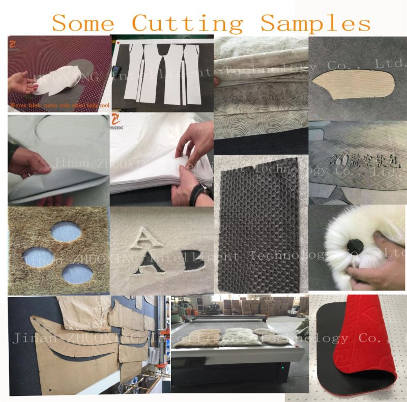 Apparel Template Fabric Cloth Digital Knife Cutting Machine