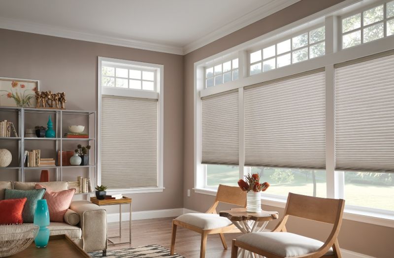 Blackout Pleated Honeycomb Blinds