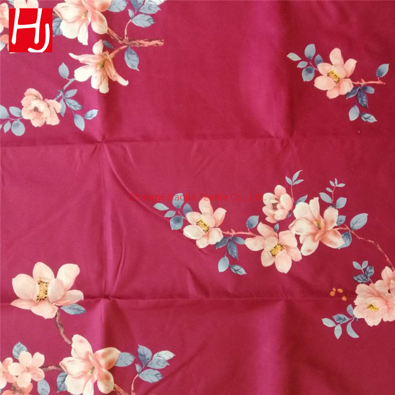 Wholesale Flower Brushed Microfiber Bedding Fabric Supplier Sets with Curtains