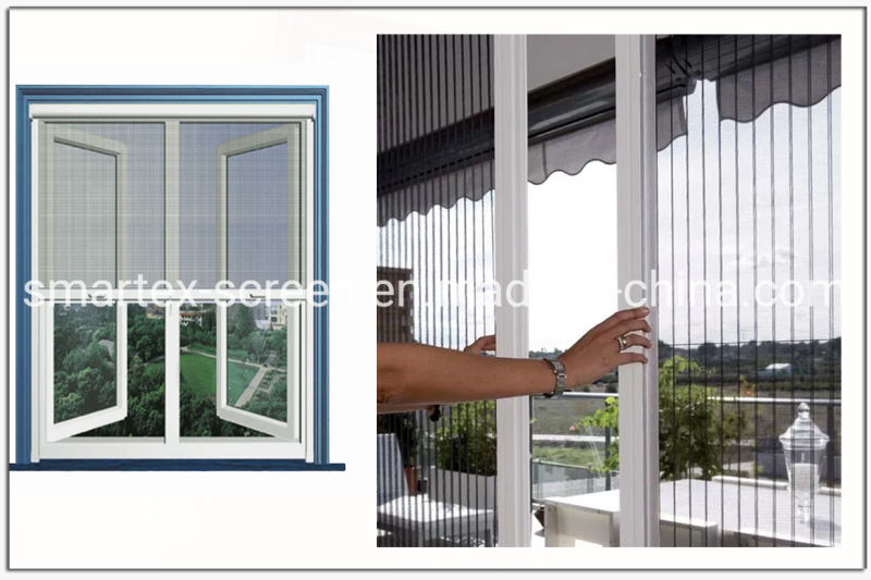 Pleated Retractable Screens for Casement Windows