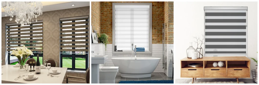 Best Sale Latest Designs Indoor Use Window Blinds Zebra Blinds