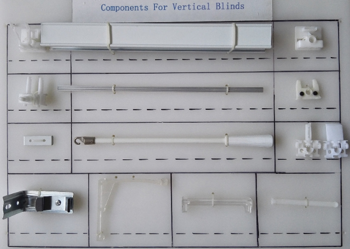 PVC 89mm Slat Window Blinds 3.5 Inches PVC Vertical Blind