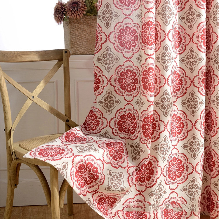 Polyester Fabric Printing New Curtain Designs, Ready Goods, Ready Curtain Stock