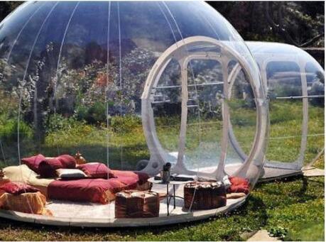 6m Diamter Transparent Crystal Tents Inflatable Bubble Tent