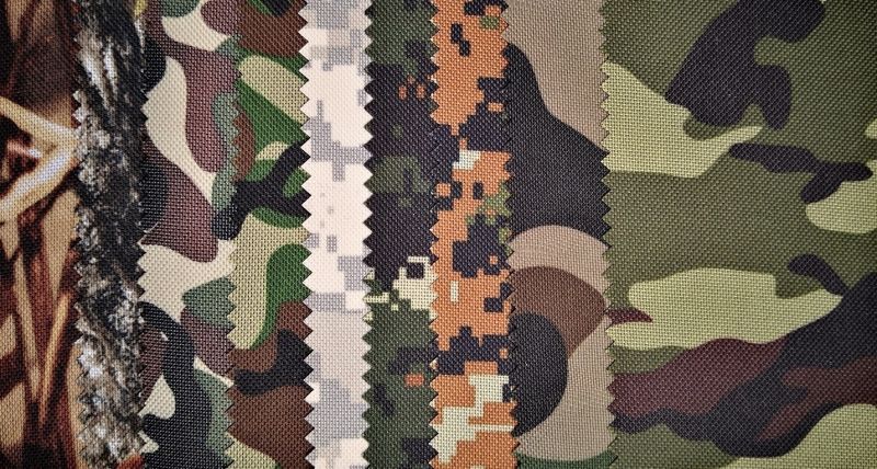 600d Camouflage-Printed Waterproof Fabric for Tents, Bag, Home Textile.