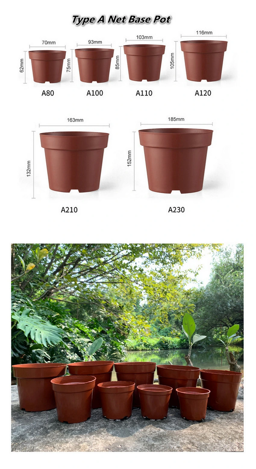 Plastic Plant Pots Wholesale Brown Plastic Flower Pot 15 Gallon Flower Pot