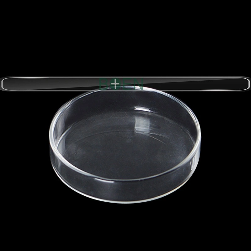 90mm Clear Borosilicate Glass Petri Dish with Lids Petri Dish for Microscopy