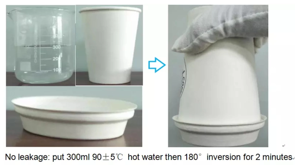 100% Biodegradable Cup Lids, Disposable Cup Lids Bagasse Pulp Cup Lids 90mm