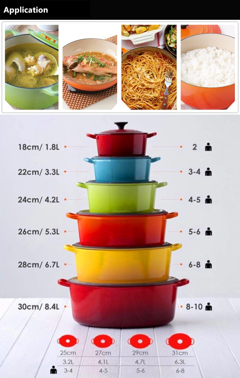 New Customized Household Cookware Oval Stew Casserole Dish