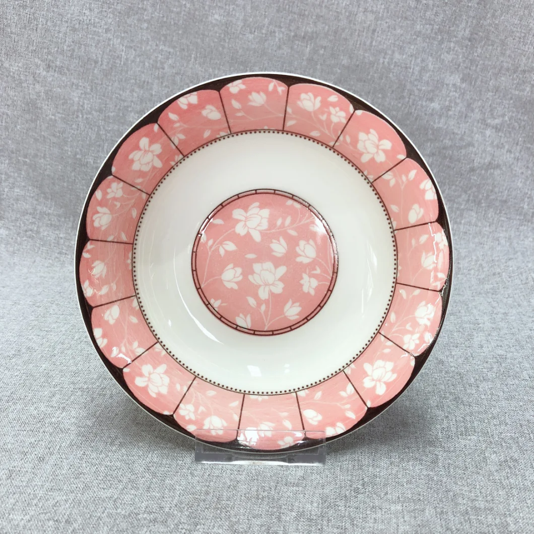Pod Flower Ceramic Porcelain Salad Bowl for Dinner