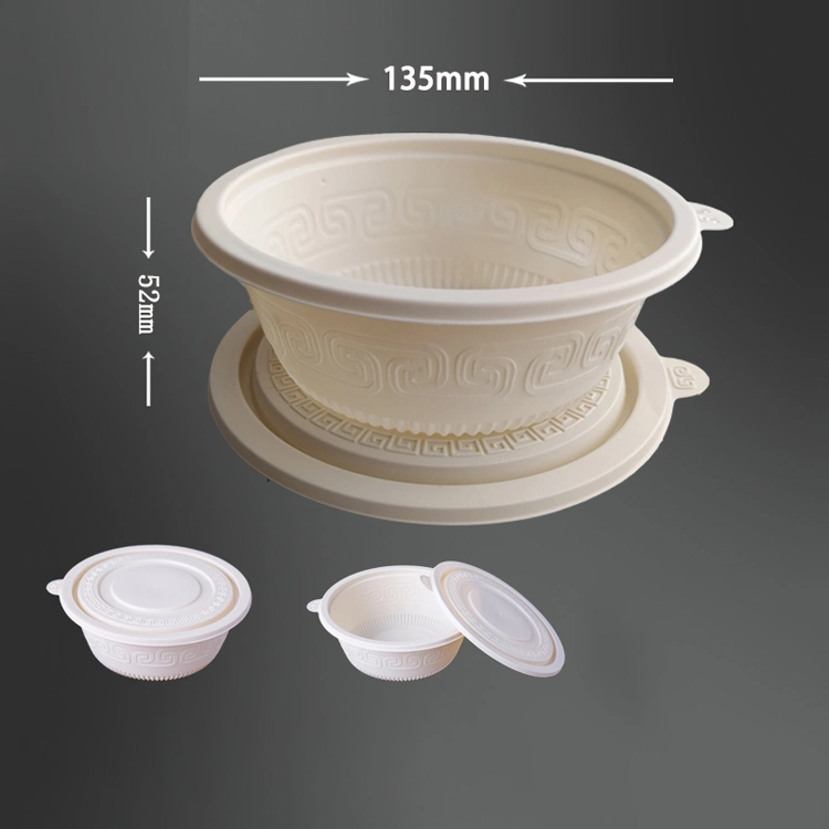450ml Disposable Crockery Cornstarch Bowl