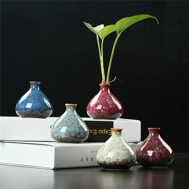 Modern Tabletop Decoration Ceramic Handicraft Antique Flower Arrangement