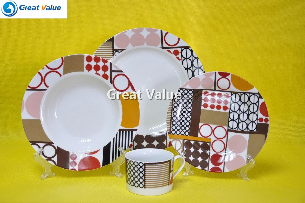 Factory Direct Fashionable Popular Design 20PCS Ceramic Dish Set