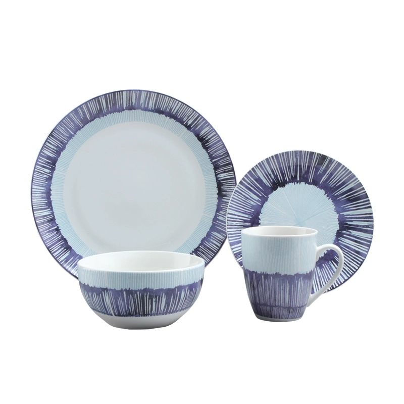 16PCS Fine Porcelain Dinner Set Ceramic Tableware for Wholesale