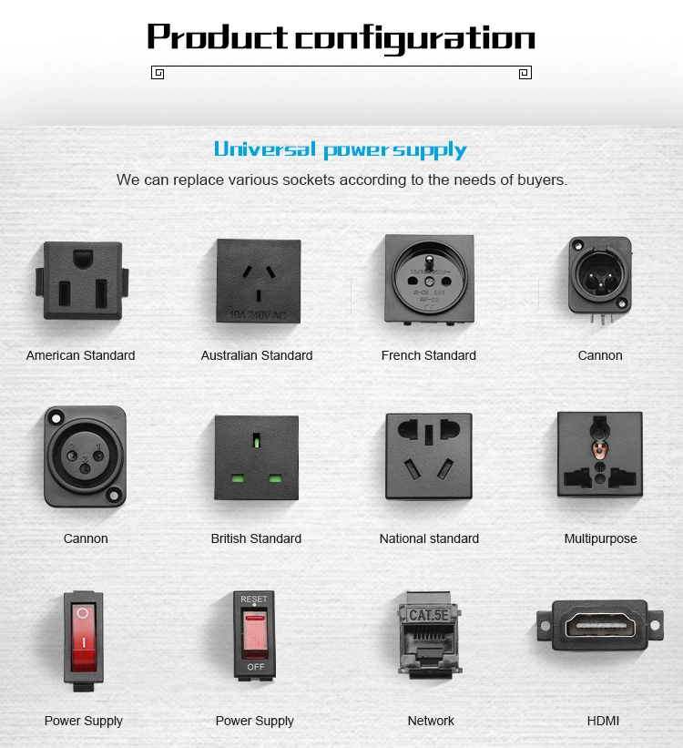 Tabletop Data Outlets Tabletop Power Conference Tabletop Socket Desktop Socket Flip up Socket