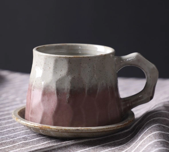 Japanese Wholesale Elegant Expensive Milk Cafe Ceramic Tea Cups for Tea or Coffee with Custom Logo