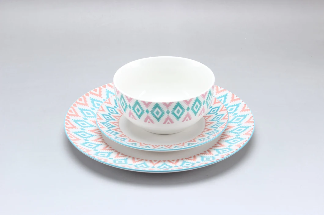 Modern Dinnerware Luxury Ceramic High Quality Fine Porcelain Dinner Set