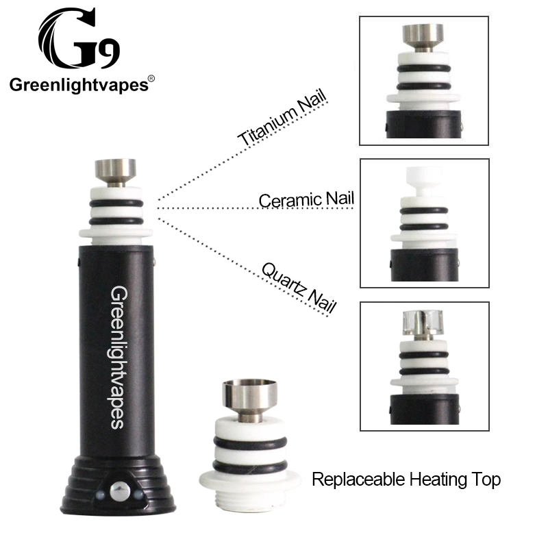 Hottest Water Filler Enail Temp Control Electric Ceramic Dish Smokeless Herb Pipe Wax Crack Vaporizer