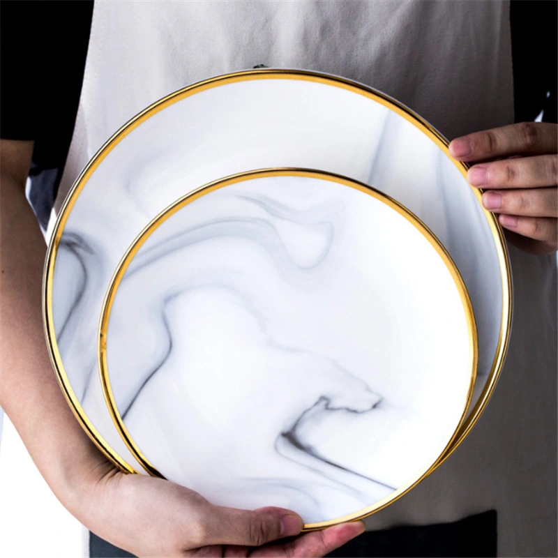 Creative Phnom Penh Marble Ceramic Dishes and Dishes