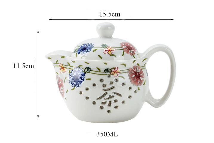 Promotional Ceramic Gift Set Dinner Tea Set China Teapot Cup Set