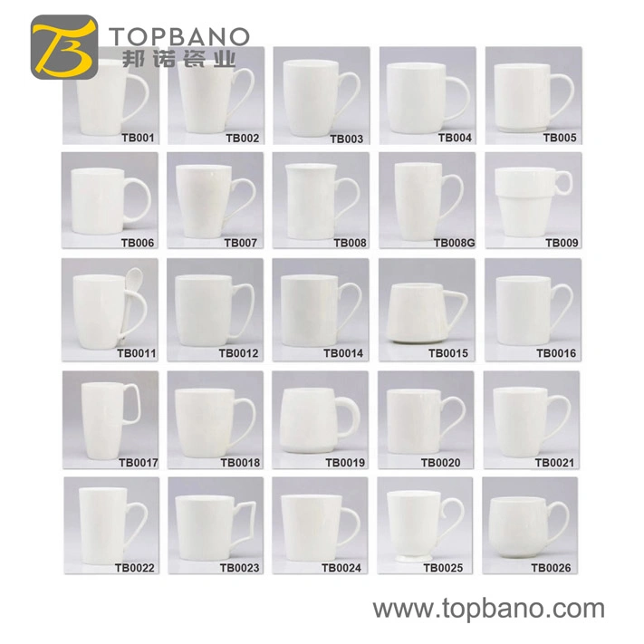 Popular 14oz Reusable Ceramic Porcelain Stoneware Christmas Tree Design Milk Travel Drinks Sublimation Mug Coffee Cup