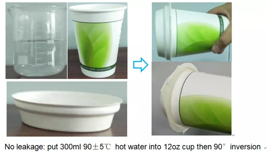 100% Biodegradable Cup Lids, Disposable Cup Lids Bagasse Pulp Cup Lids 90mm