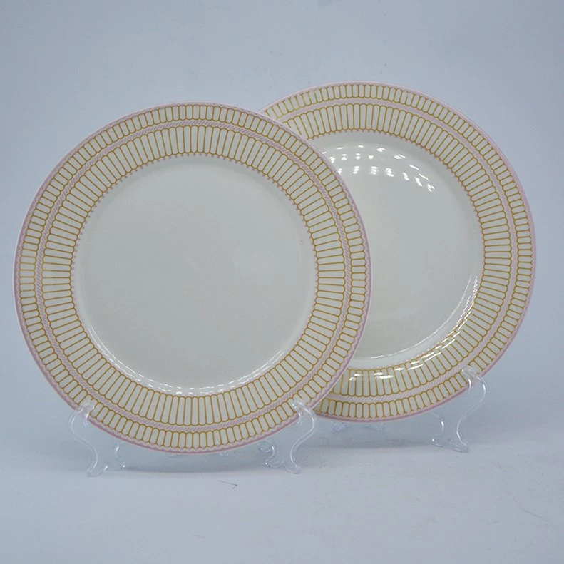 Pink Color Nordic Style Ceramic Tableware for Daily Use