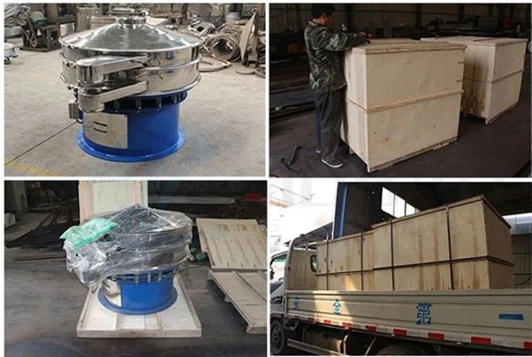 Good Performance Rotary Vibrating Screen for Pottery Clay Screening