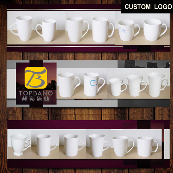 Eco-Friendly Coffee Decaled Cartoon Ceramic Mug Porcelain Cup Travel Mugs Custom China
