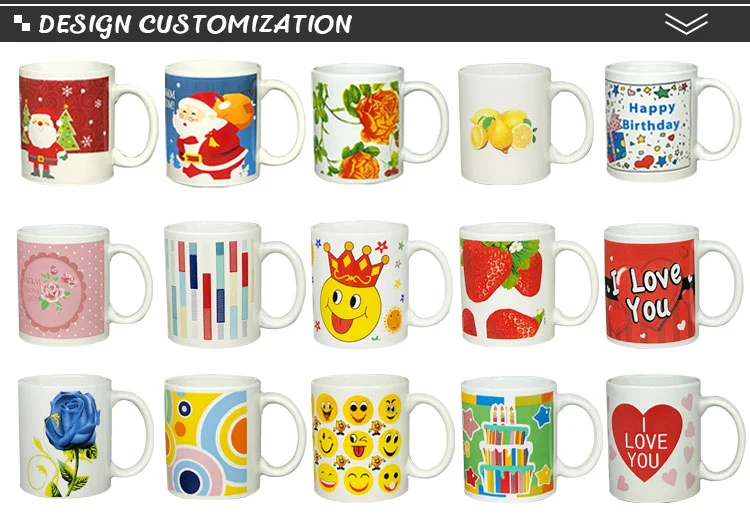 AAA Grade Coffee Cup Ceramic Mugs 11oz Ceramic Sublimation Coffee Cups for Advertising