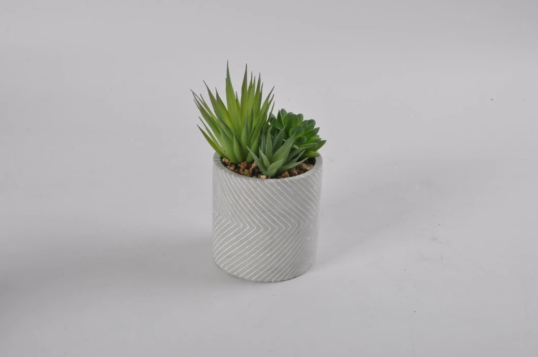 Different Styles Succulent Plant Artificial Plants with Ceramic Pot