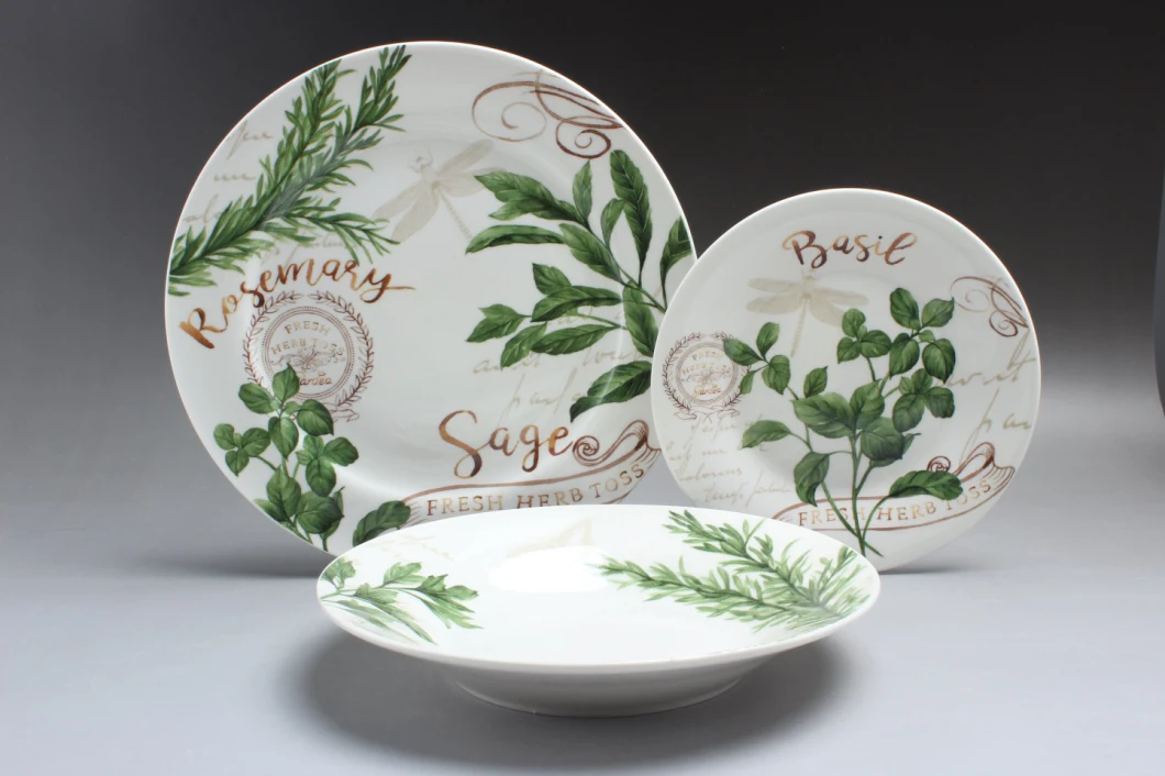 OEM Crockery Dinnerware Sets Plate Porcelain Ceramic Dinner Set