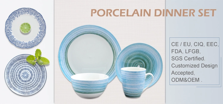 Linyi Jingshi 16PCE Ceramic Dinnerware Porcelain Table Set with Fine Price