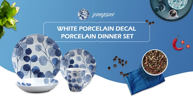 12PCS Cheap Ceramic Porcelain Dinnerware Set for 4 People