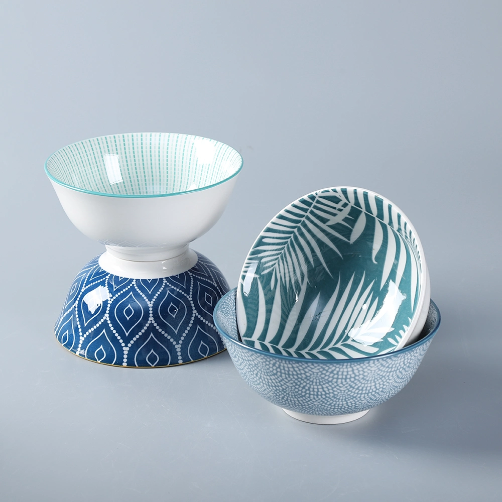 China Dinner Ceramic Porcelain Color Bowl for Home Use