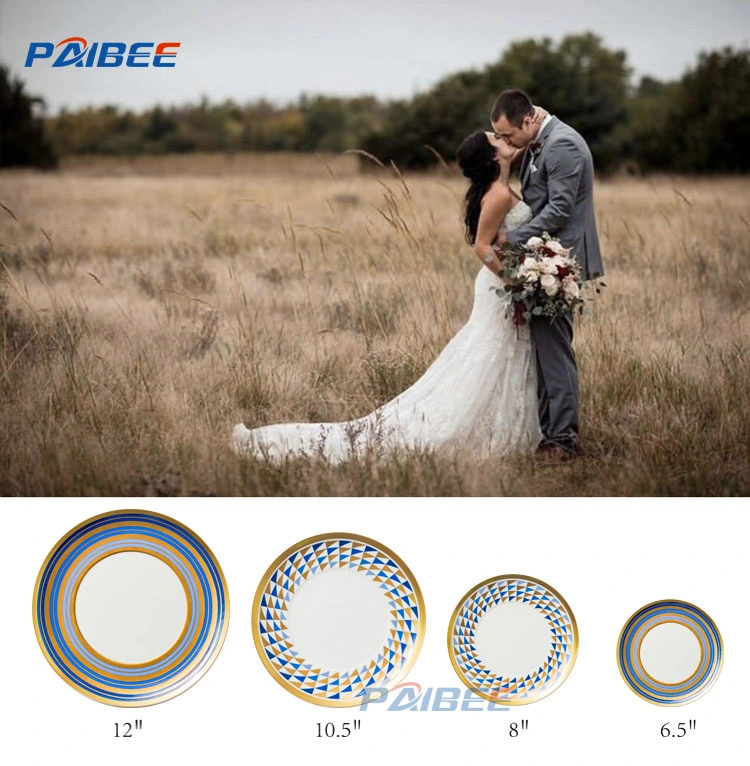 Alfresco Ceramic Tableware Set Wedding Dinner Plate Luxury Dishware