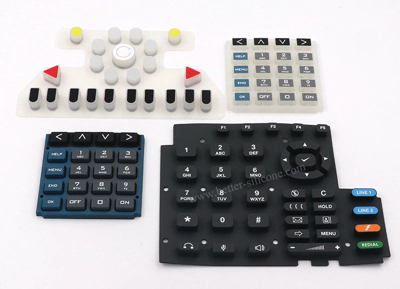 Custom Illuminated Silicone Rubber Keys/Buttons/Keyboard Keypad