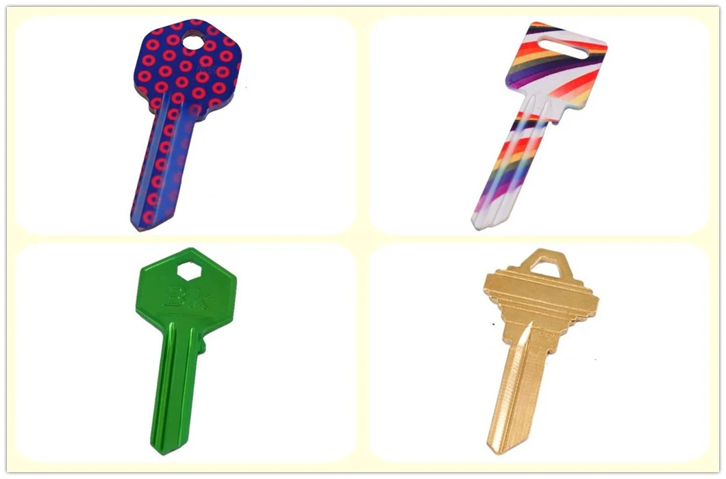 Cheap Color Silicon and Plastic Blank Key for Car Key