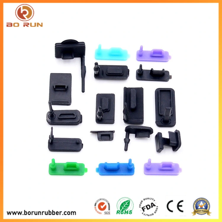 Silicone USB Port Cover Anti Dust Protector Black Rubber USB Anti Dust Cover Silicone Protector Plugs