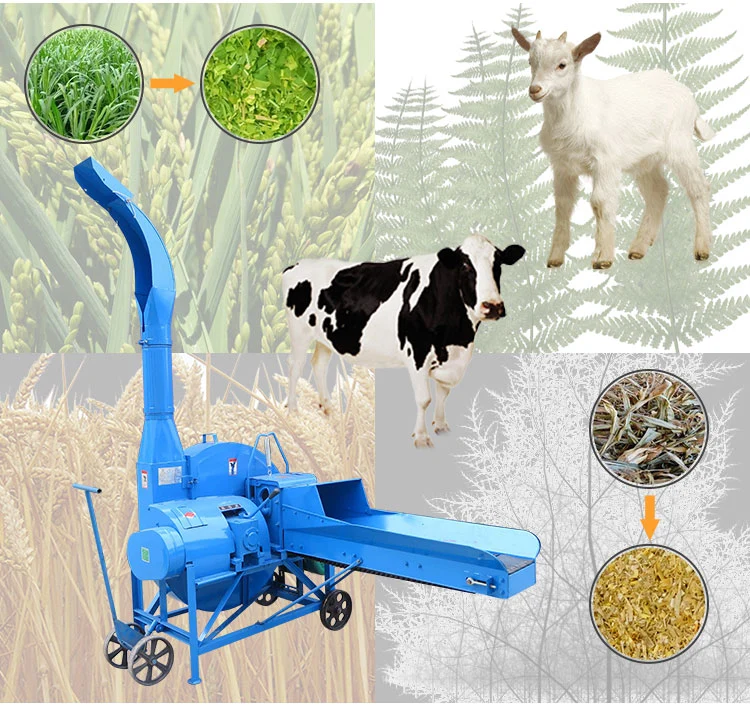 High Output Agriculture Chaff Cutter Machine Grass Cutter Machine for Sale